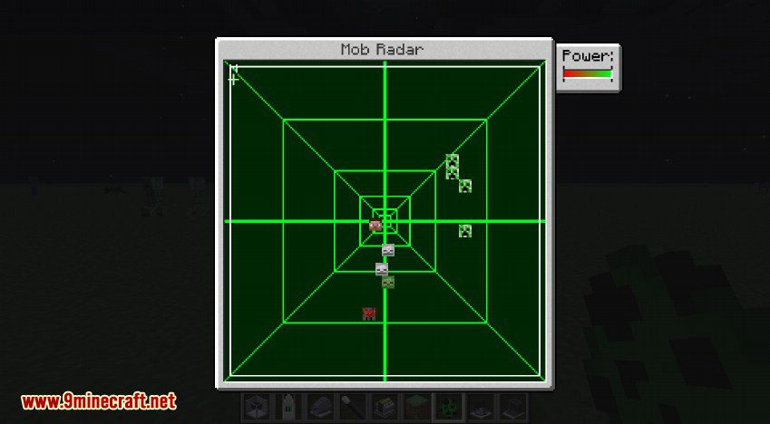 RotaryCraft Mod Mob Radar GUI