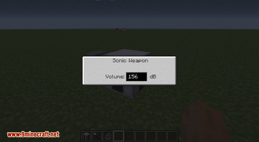 RotaryCraft Mod Sonic Weapon GUI