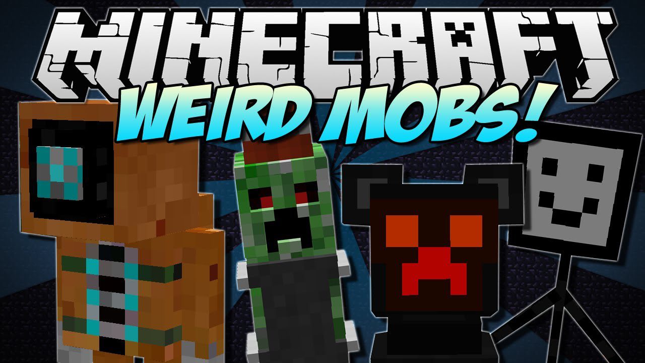 Майнкрафт scary mobs. Мод weird Mobs. Хоррор моды на майнкрафт. Робот майнкрафт. Minecraft weird Mobs.