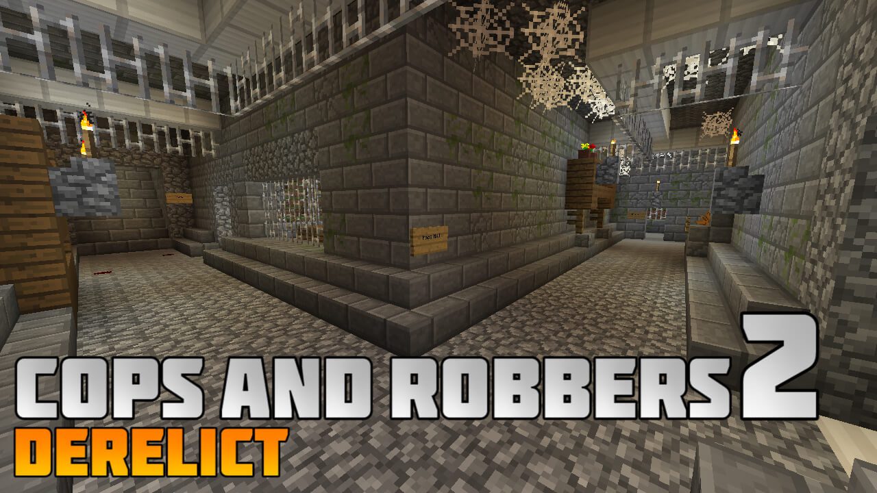 Cops and Robbers 2: Derelict Map 1.12.2, 1.11.2 for Minecraft.