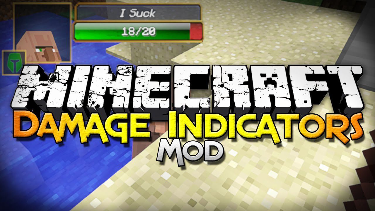 Damage Indicators (1.12.2, 1.7.10) - Health Bars for Mobs - 9Minecraft.Net