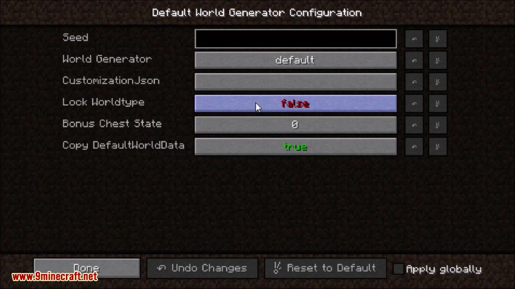 Default World Generator Mod Screenshots 1