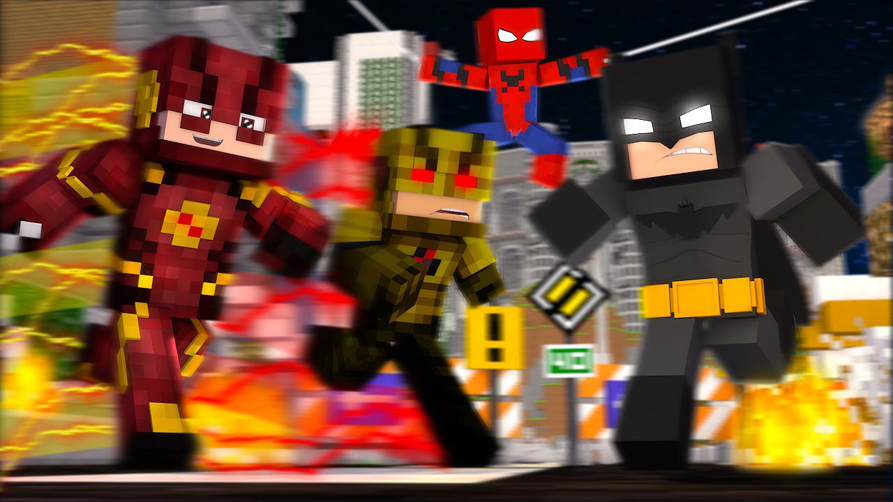 DCEU Justice League Characters In Minecraft (Legends Mod) - Epic