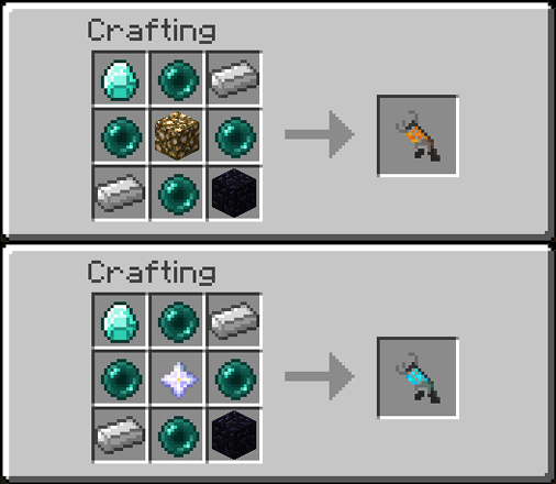 Gravity Gun Mod Crafting Recipes