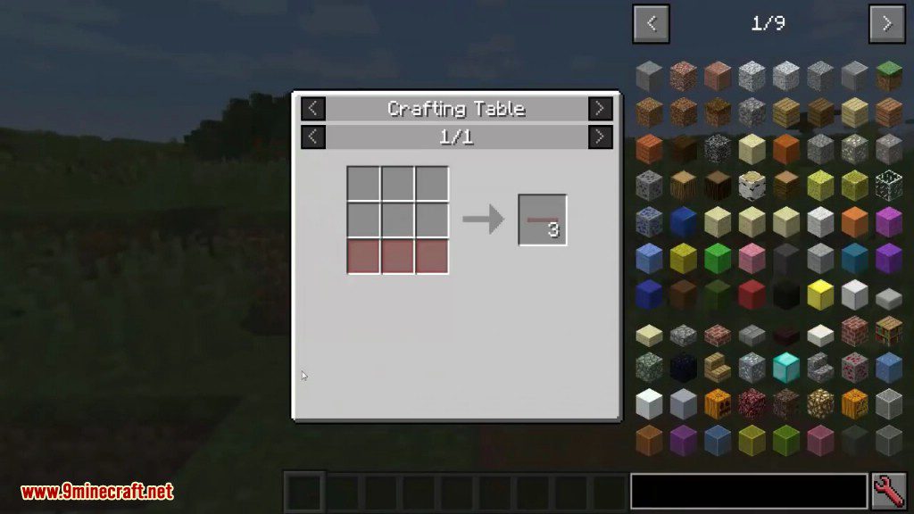 Horizontal Glass Panes Mod Crafting Recipes 1