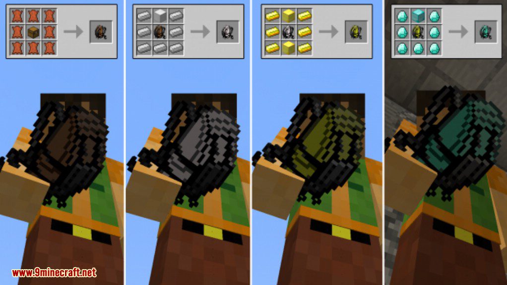 Iron Backpacks Mod Crafting Recipes 1