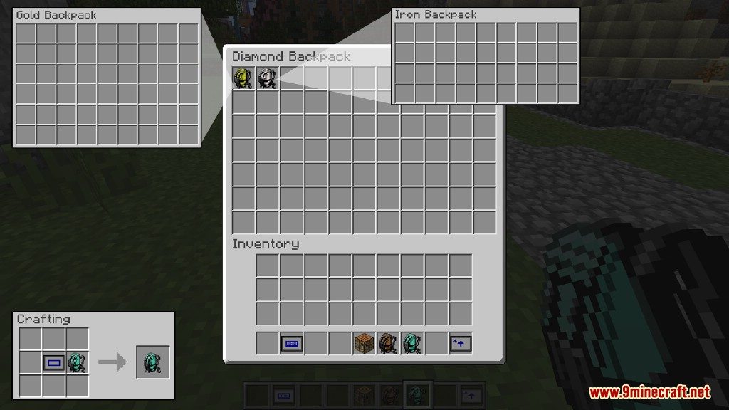 Iron Backpacks Mod Crafting Recipes 3