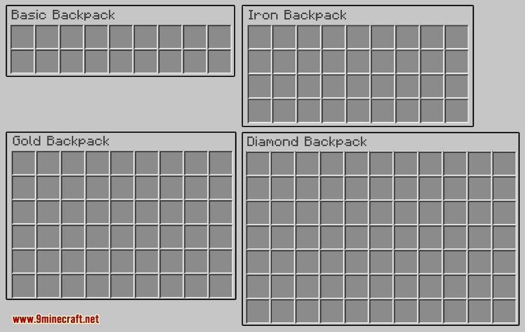 Iron Backpacks Mod Screenshots 4