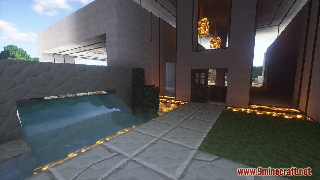 Minecraft Modern House Map Screenshots 2