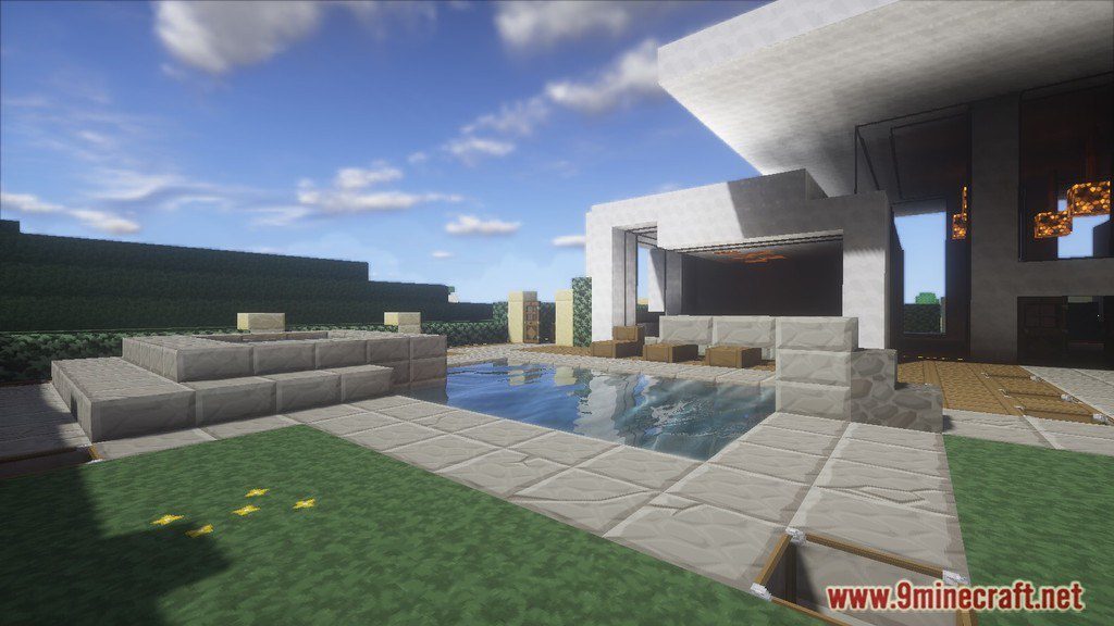 Minecraft Modern House Map Screenshots 3