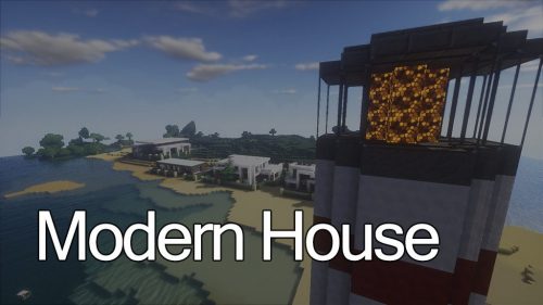 Minecraft Modern House Map Thumbnail