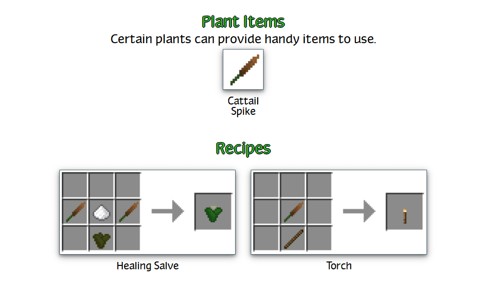 Plant Mega Pack Mod Crafting Recipes 30