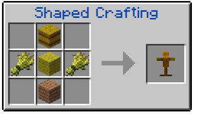 Test Dummy Mod Crafting Recipes 2