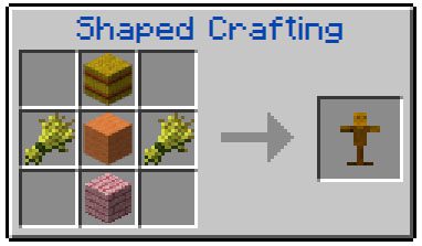 Test Dummy Mod Crafting Recipes