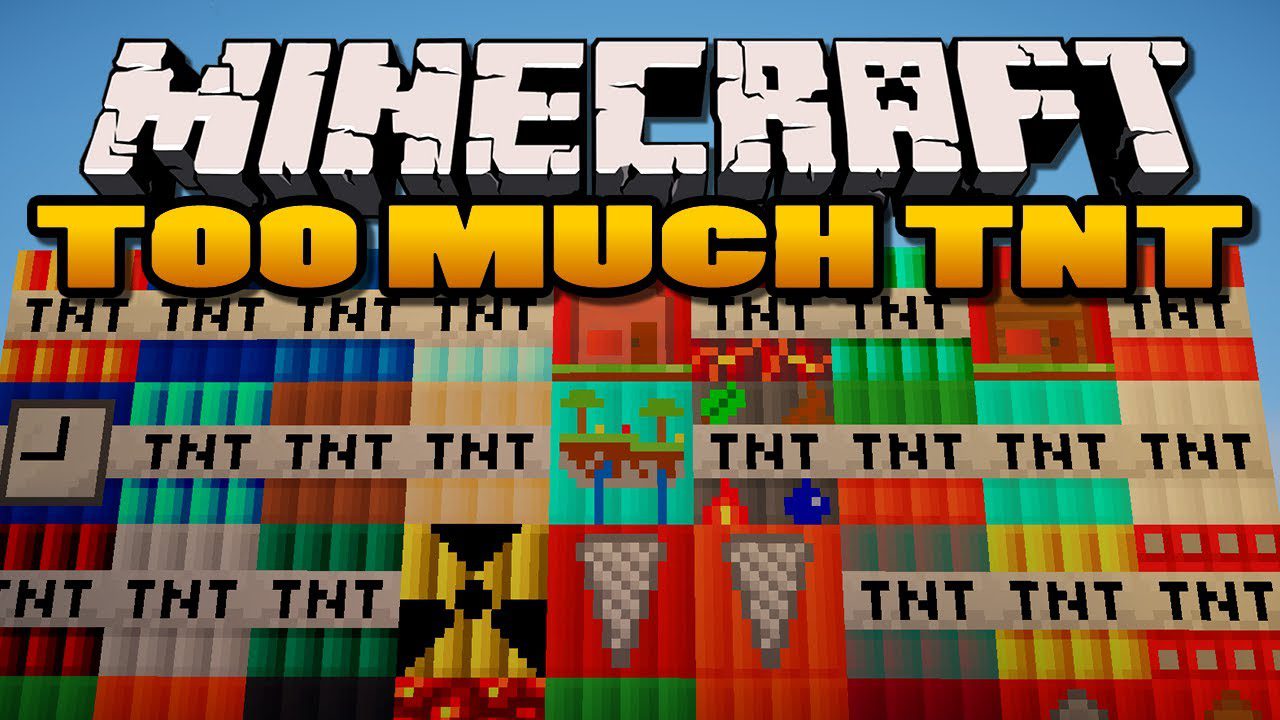 Too Much Tnt Mod 1.8, 1.7.10 (Tnt From The Gods) - 9Minecraft.Net