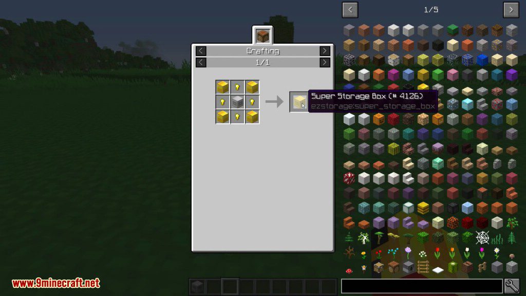 EZStorage Mod Crafting Recipes 4