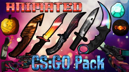 3D CS GO Animated PvP Resource Pack Logo