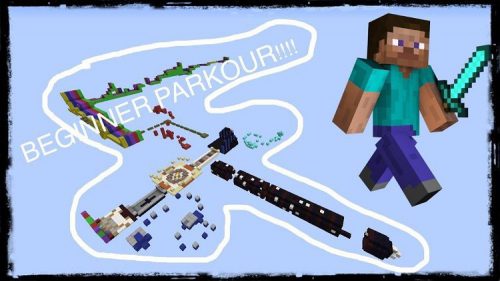 Parkour Beginners Map for Minecraft Logo