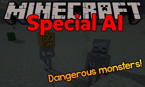 Special AI mod for minecraft logo