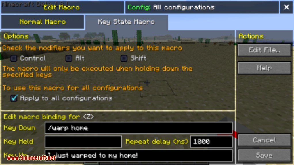 Macro Keybind Mod Screenshots 2