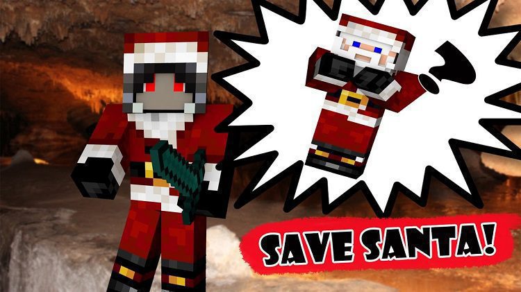 save-santa-saving-christmas-map-for-minecraft-logo