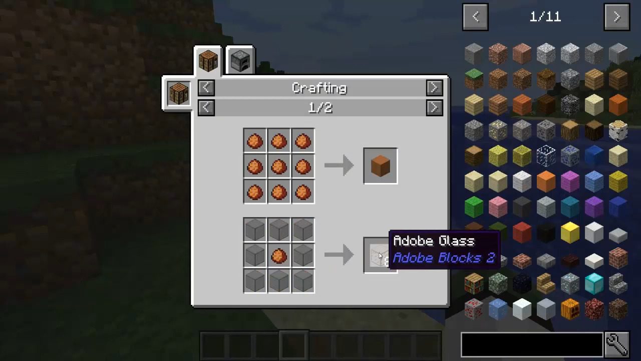 Adobe Blocks 2 Mod Crafting Recipes 5