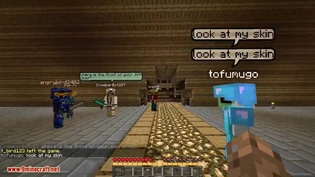 Minecraft 1.7.2 Mod - The Chat Bubbles Mod - Making conversations easy! 