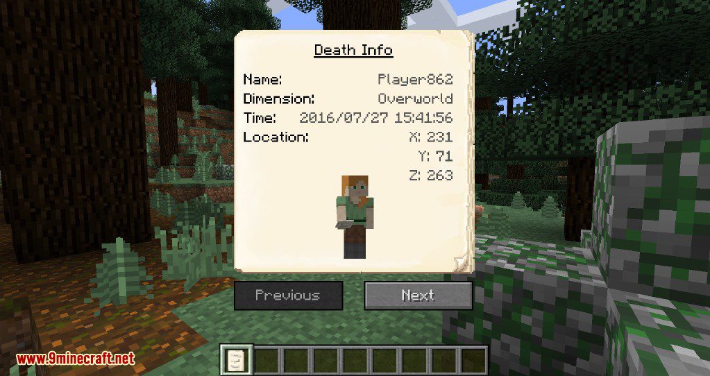 Gravestone Mod (1.20.2)