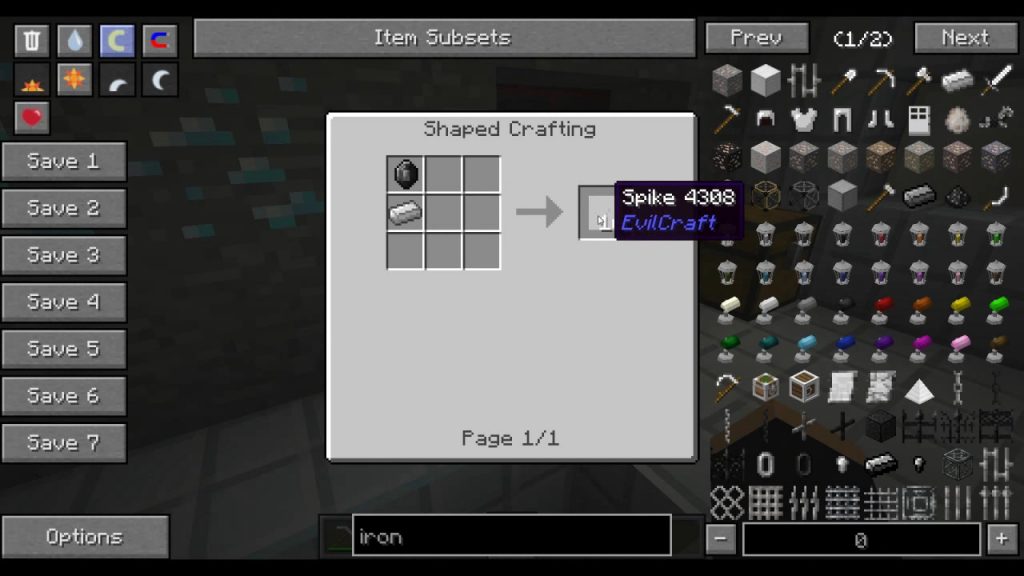 EvilCraft Mod Crafting Recipes 2