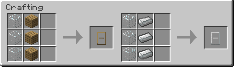 Malisisdoors Mod 1 12 2 11 Custom Doors 9minecraft Net - How To Make Glass Opening Doors In Minecraft