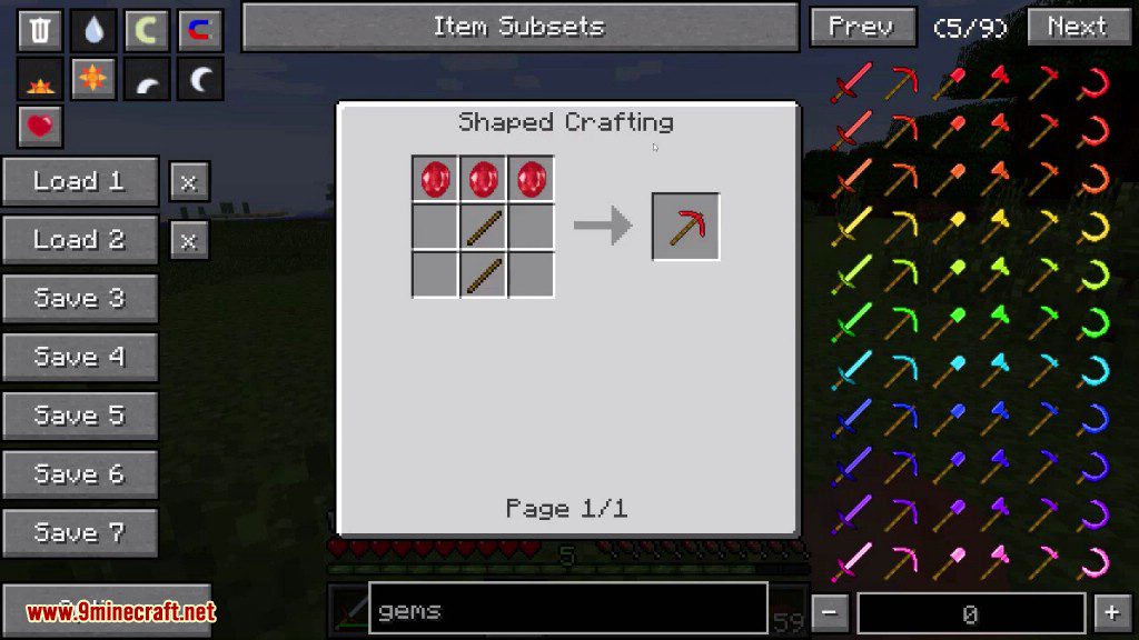 Silent’s Gems Mod Crafting Recipes 2