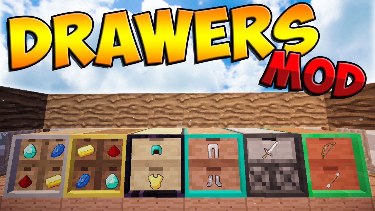 Drawers & Bits Mod for minecraft logo