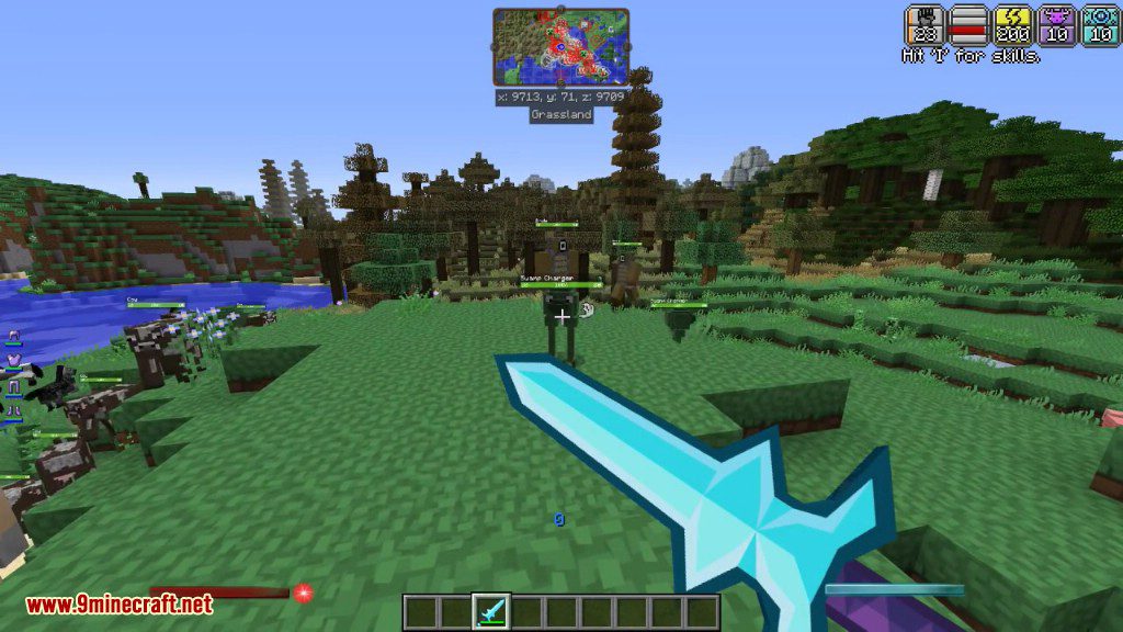 Dynamic Sword Skills Mod for Minecraft 1.12.2/1.11.2