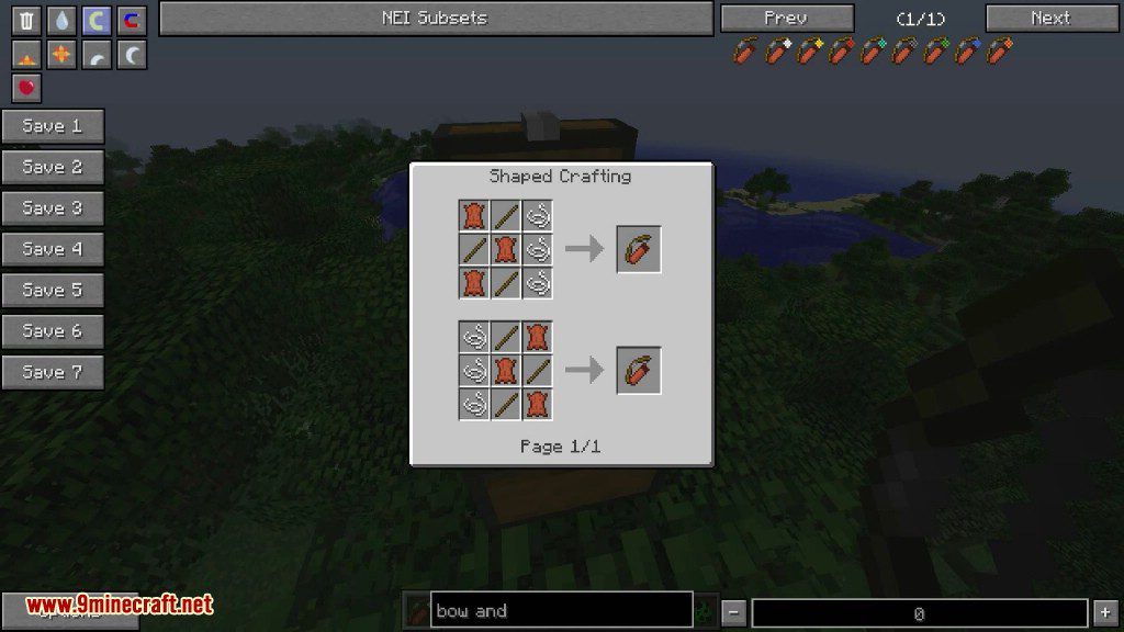 FF Quiver Mod Crafting Recipes 1