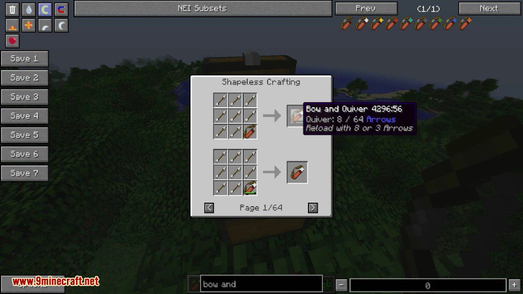 FF Quiver Mod Crafting Recipes 2