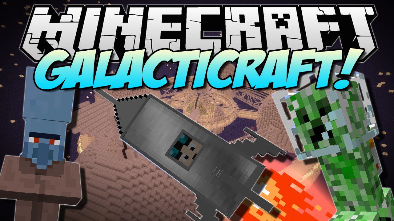 Galacticraft Mod (, ) - Moon, Spaceship, Space Stations -  