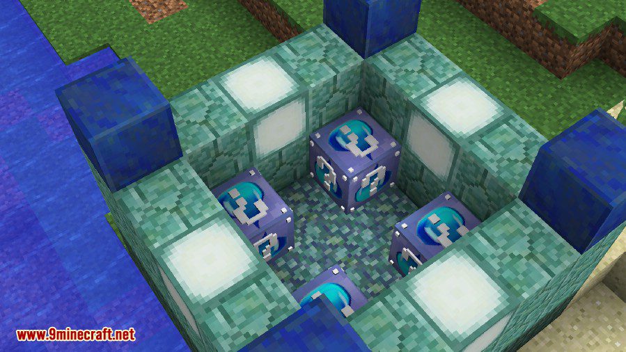 Lucky Block Blue Mod for Minecraft 1.8/1.7.10, source: free…