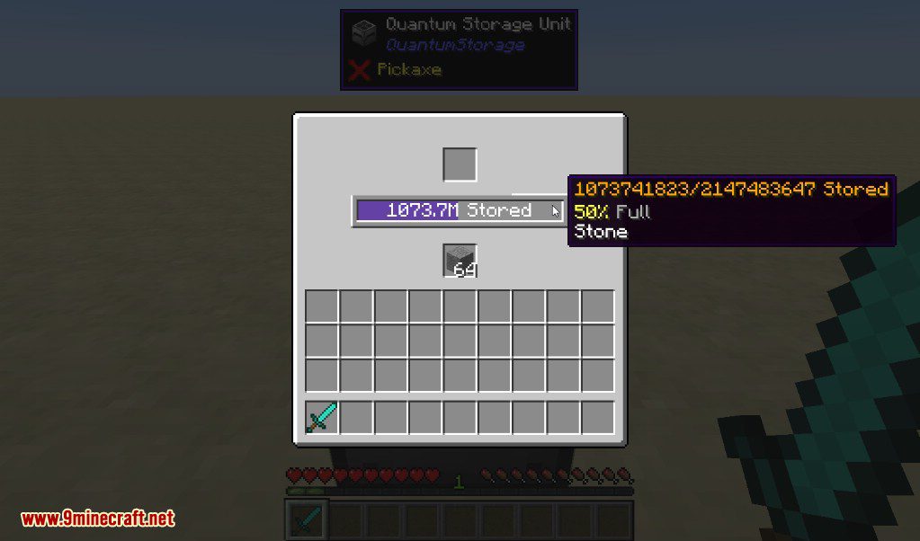 Quantum Storage Mod Usage 1