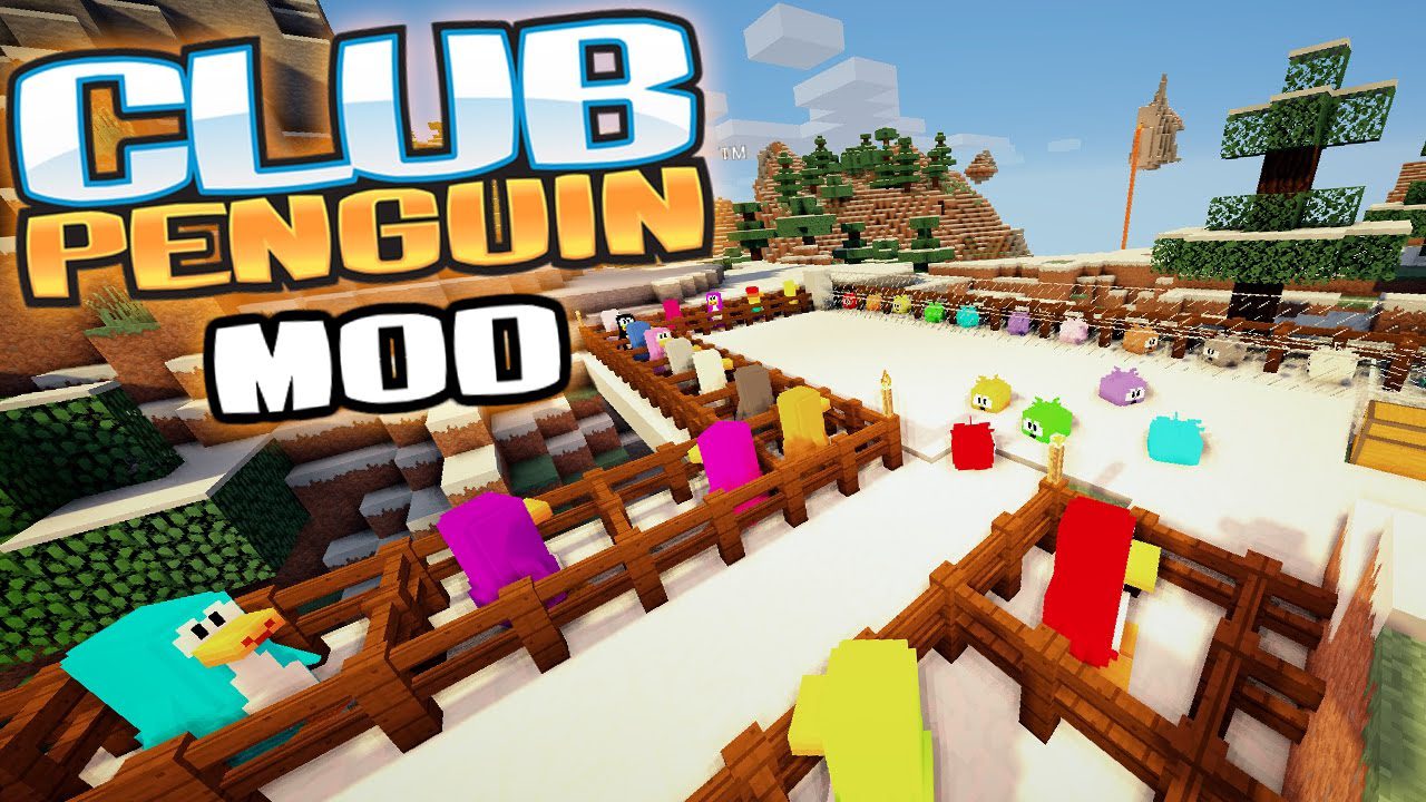 Aprender acerca 69+ imagen minecraft club penguin mod