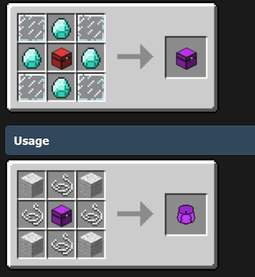 Compact Storage Mod Crafting Recipes Sextuple Chest