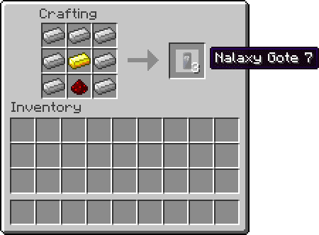 Galaxy Note 7 Mod Crafting Recipes