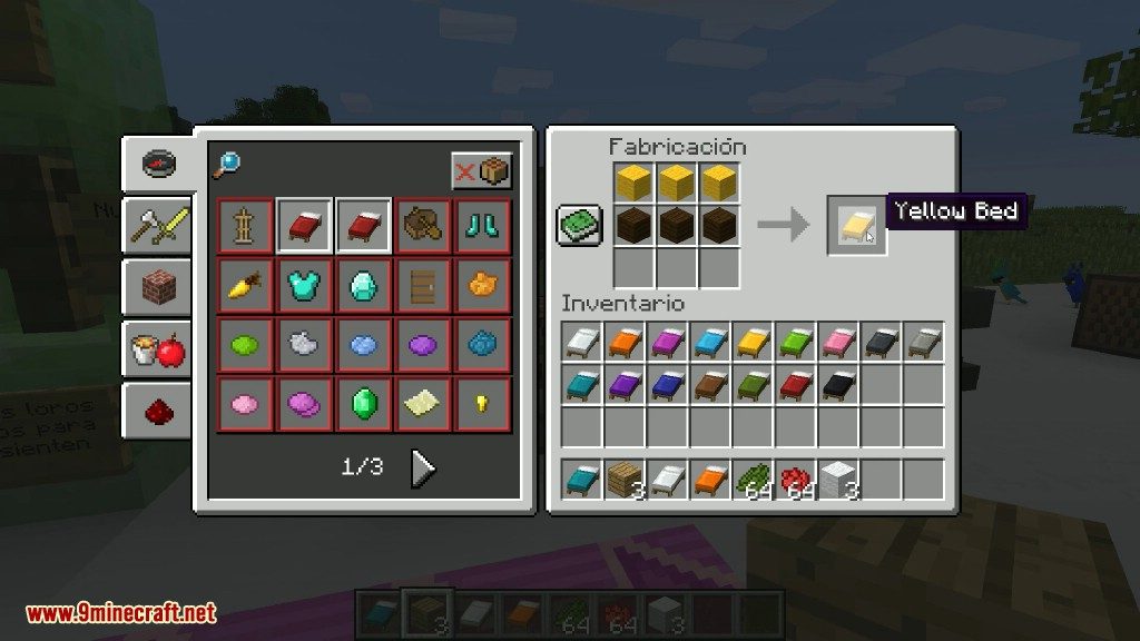 Minecraft 1.12 Snapshot 17w15a Crafting Recipes 2