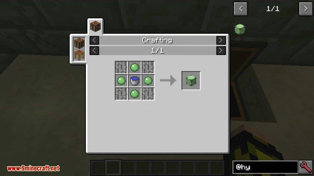 HydroGel Mod Crafting Recipes 1