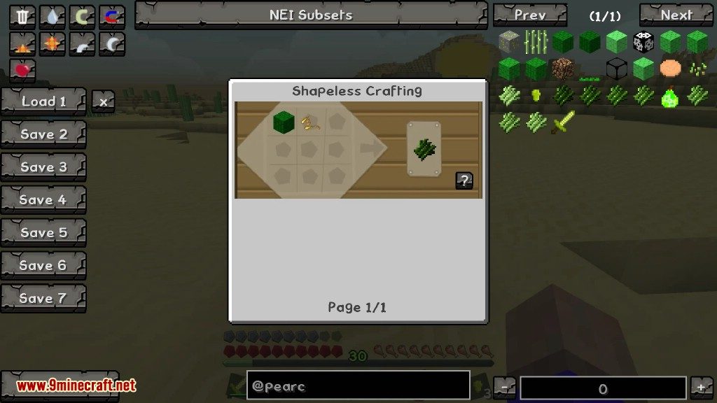 Pearcel Mod Crafting Recipes 7