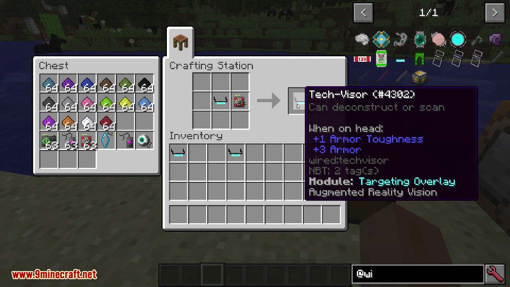WIRED More Augs Mod Crafting Recipes 2