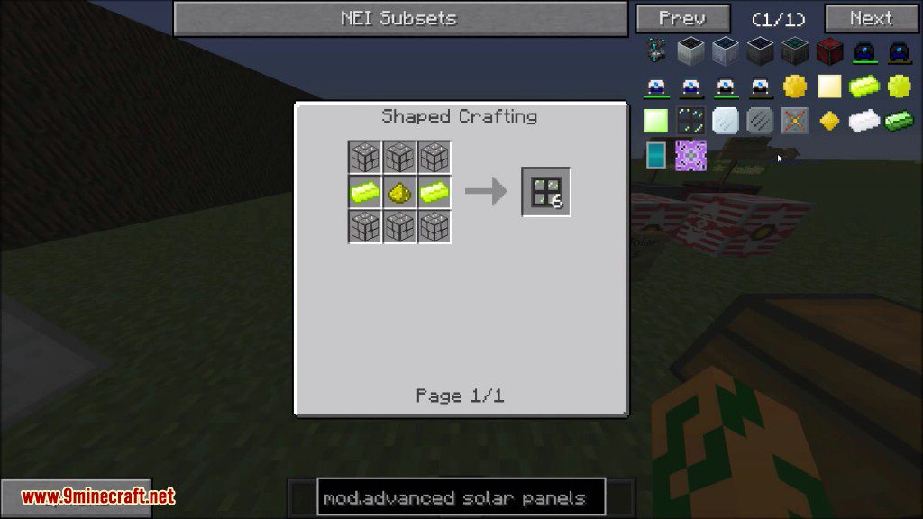 Advanced Solar Panels Mod Crafting Recipes 3