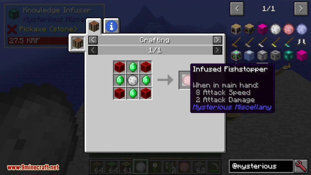 Mysterious Miscellany Mod Crafting Recipes 2