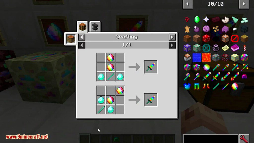 Spectrite Mod Crafting Recipes 1