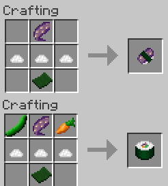 Sushi Mod Crafting Recipes 2