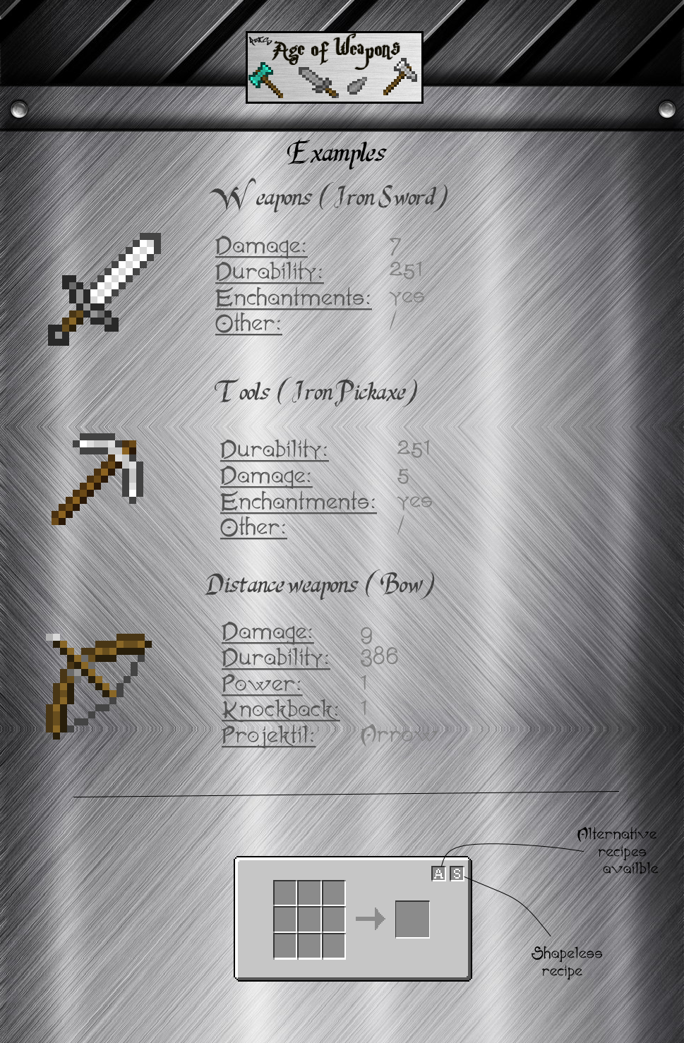Age Of Weapons Mod 1 19 2 1 18 2 From Ancient To Future 9minecraft Net
